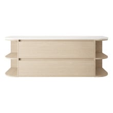 Avion 1500mm Wall Hung Double Vanity with Solid Surface Countertop